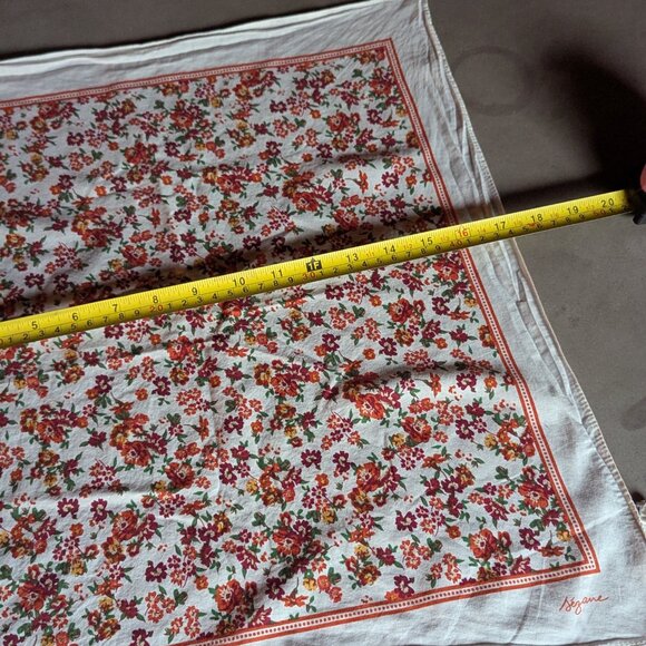 Sézane Gaston Scarf |  Red Poppy Floral print - Picture 3 of 14